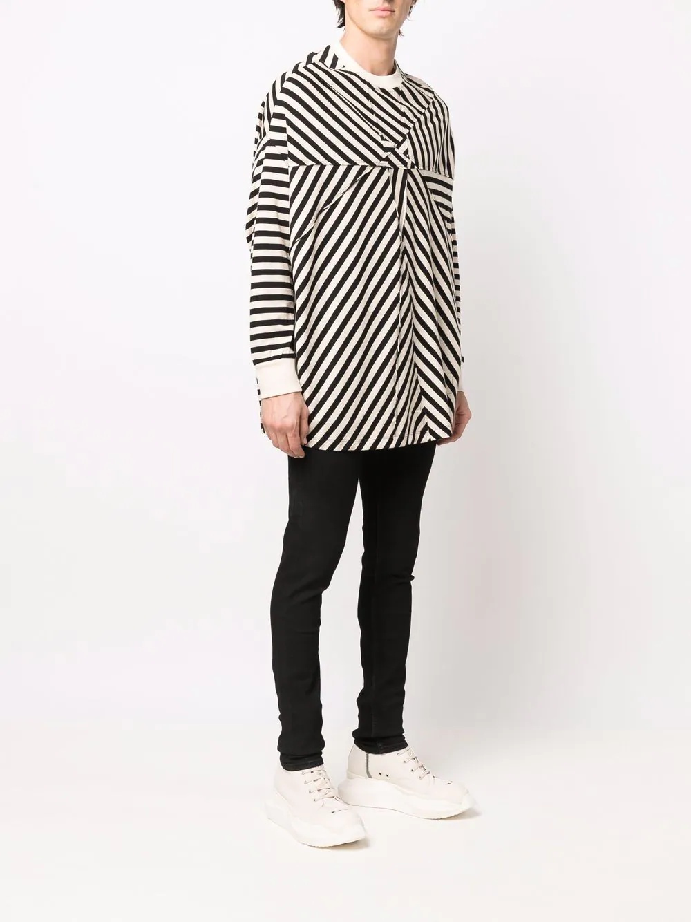 stripe-print T-shirt - 3