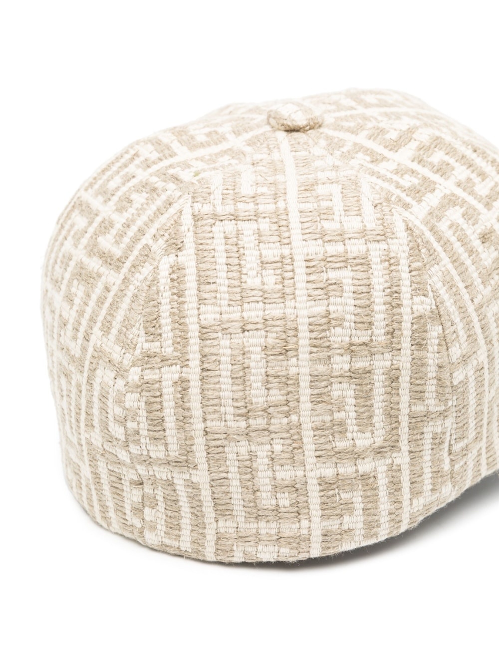 monogram-knit cap - 2