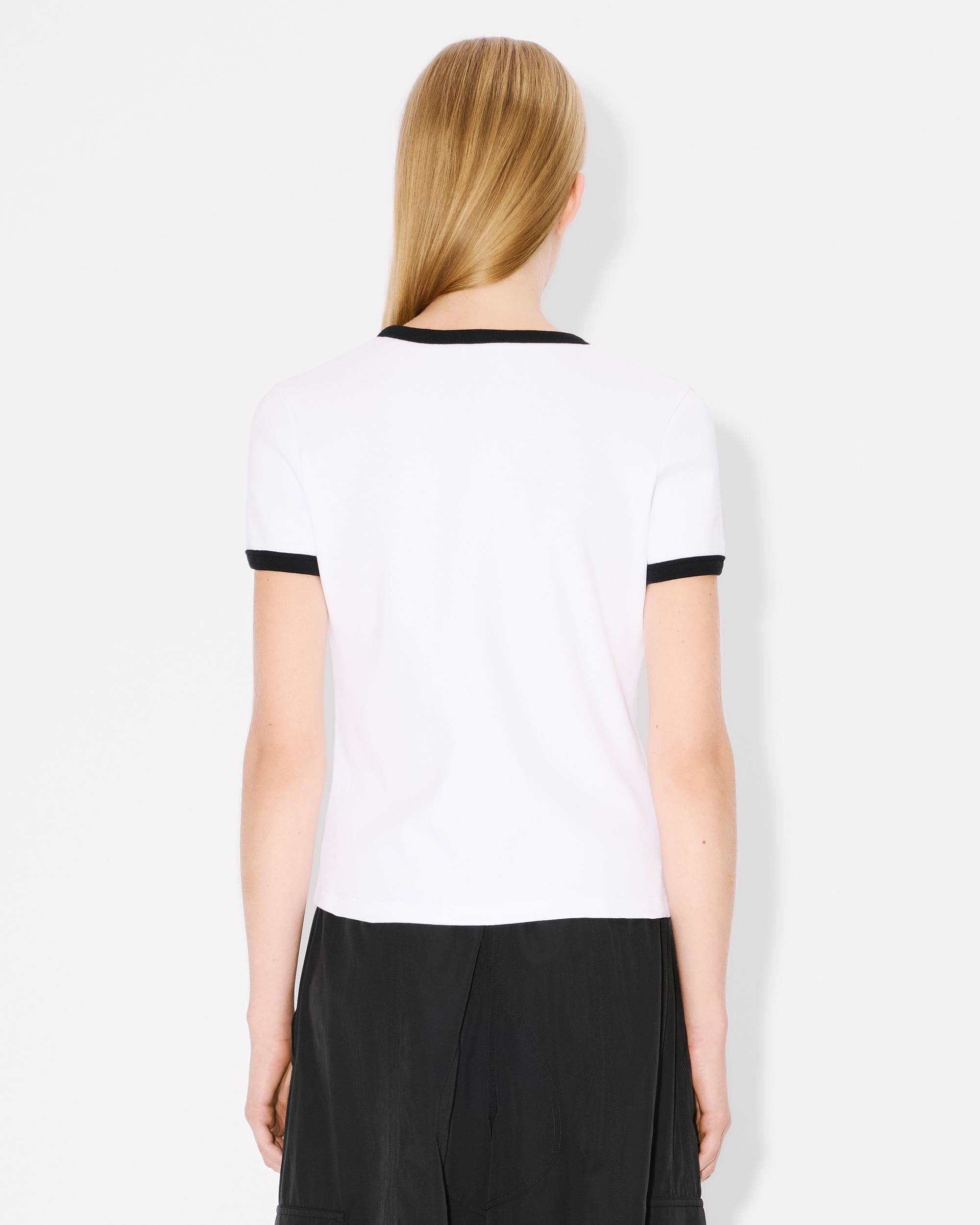 'Boke Flower 2.0' embroidered rib T-shirt - 4