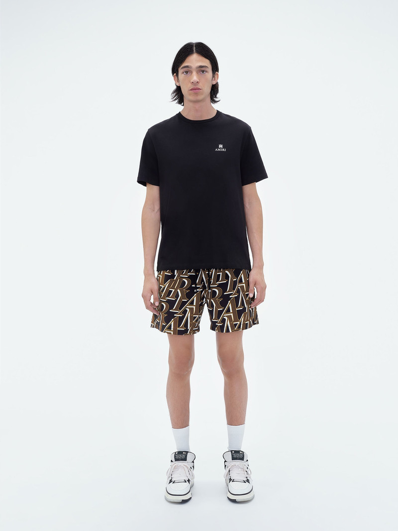 AMIRI AMIRI STACKED PRINT SWIM TRUNKS outlook