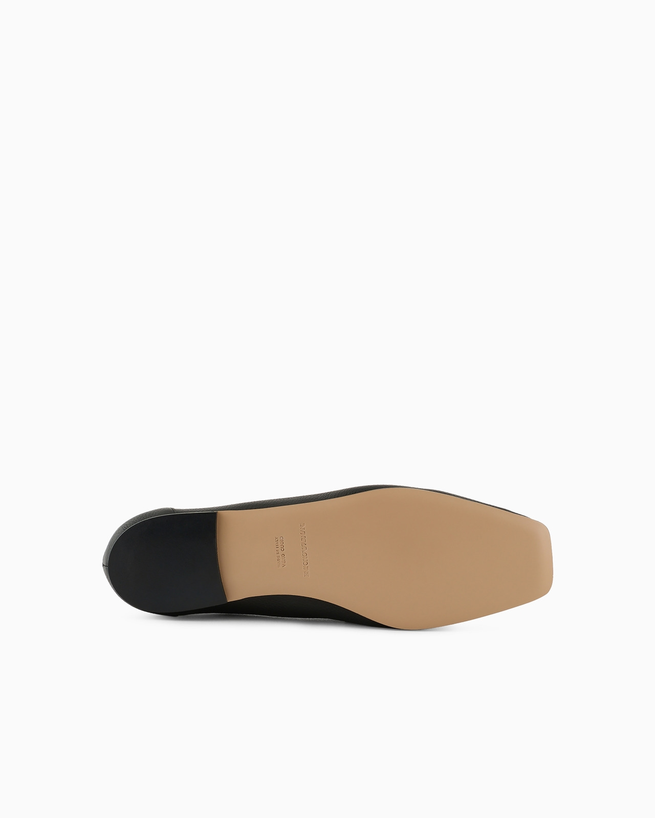 Deer-print leather loafers - 6