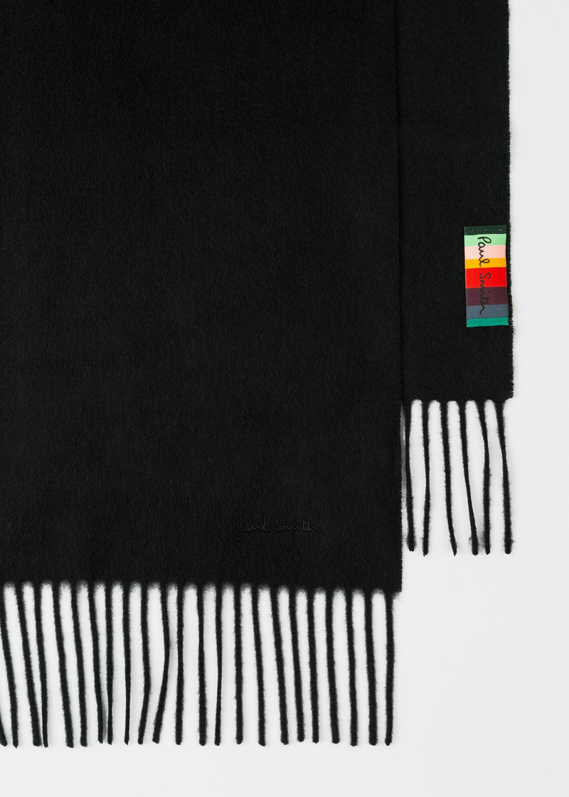 Paul Smith Black Cashmere Scarf outlook