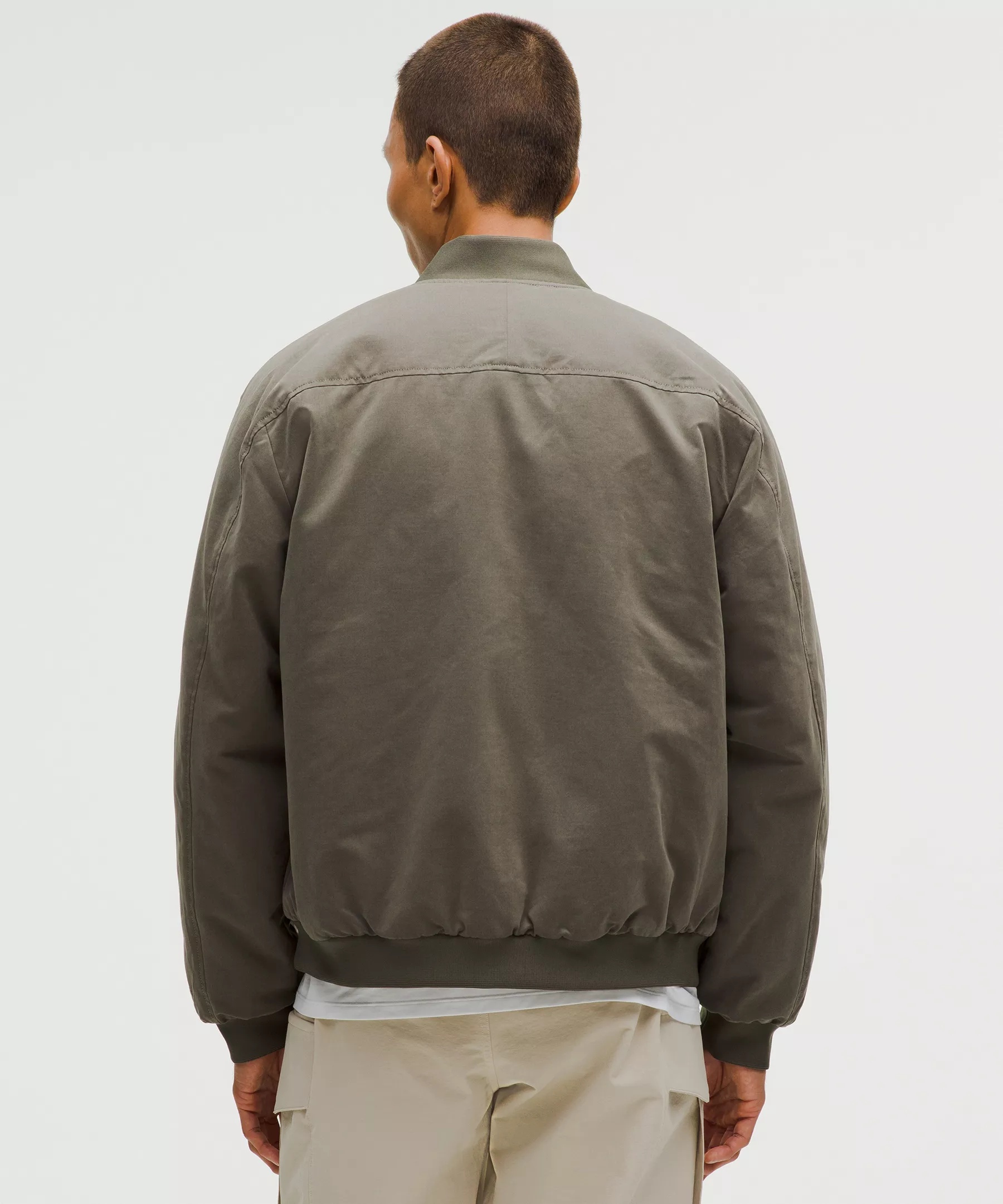 Men's Reversible Insulated Bomber Jacket - 3