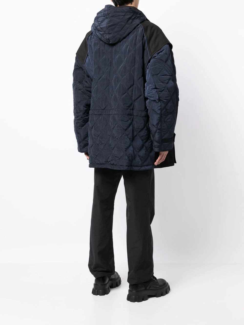 zip-up padded jacket - 4