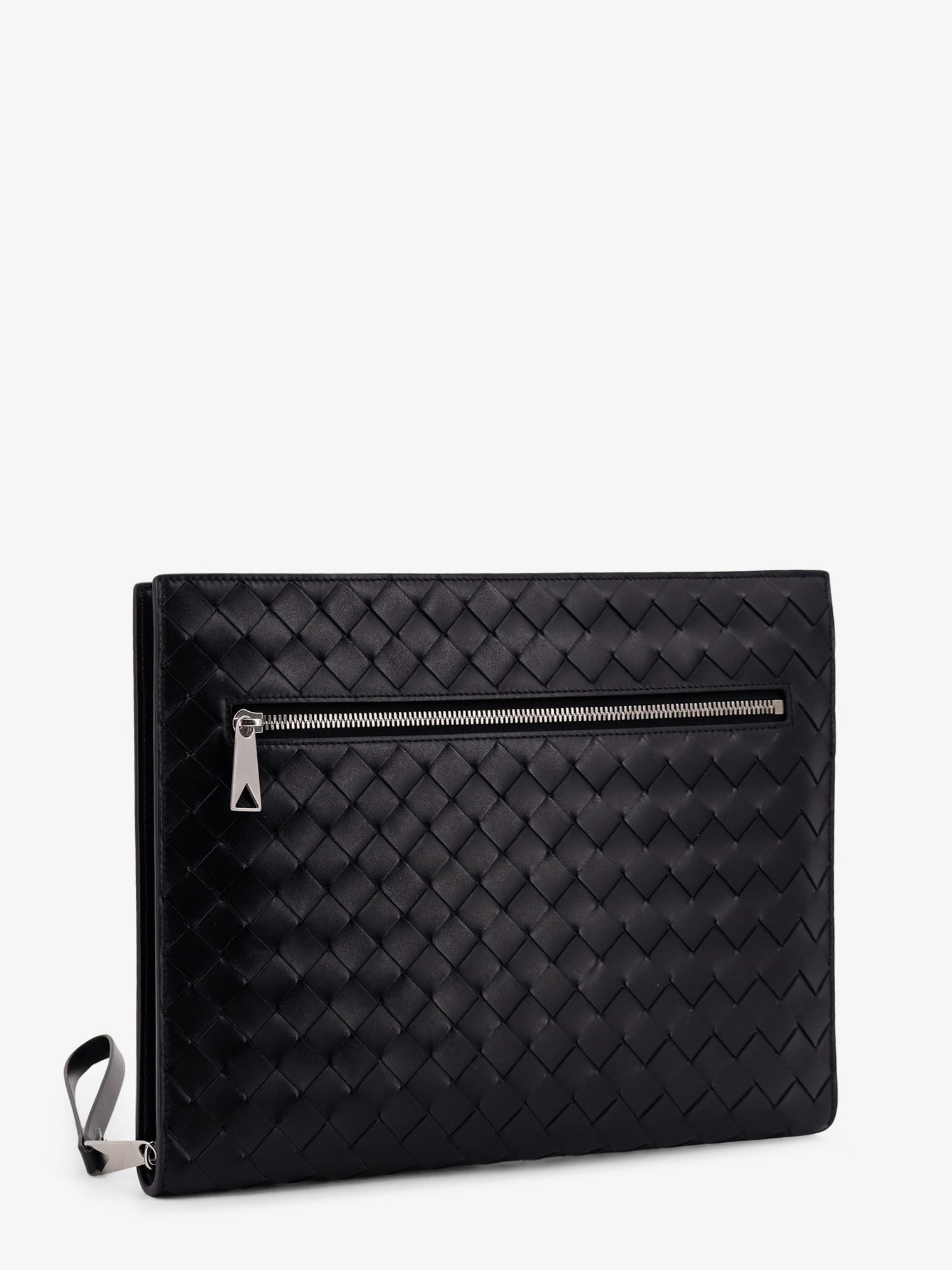 Bottega Veneta Avenue Leather Document Case With Intrecciato Motif - 3