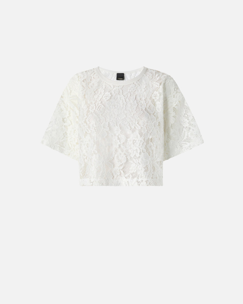 CROPPED LACE T-SHIRT 1