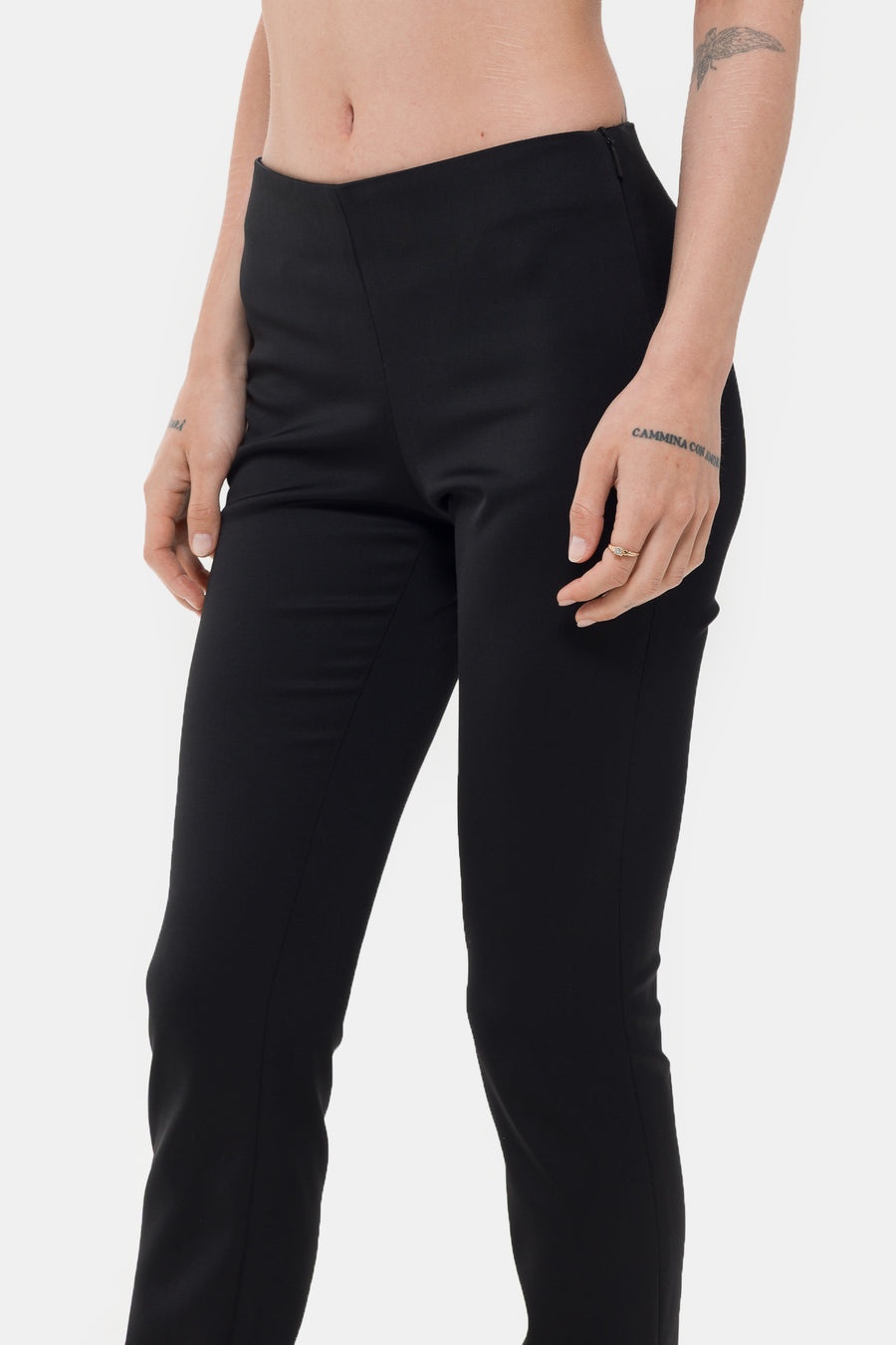 Trapeze Too Tight Suit Pant in Black - 4