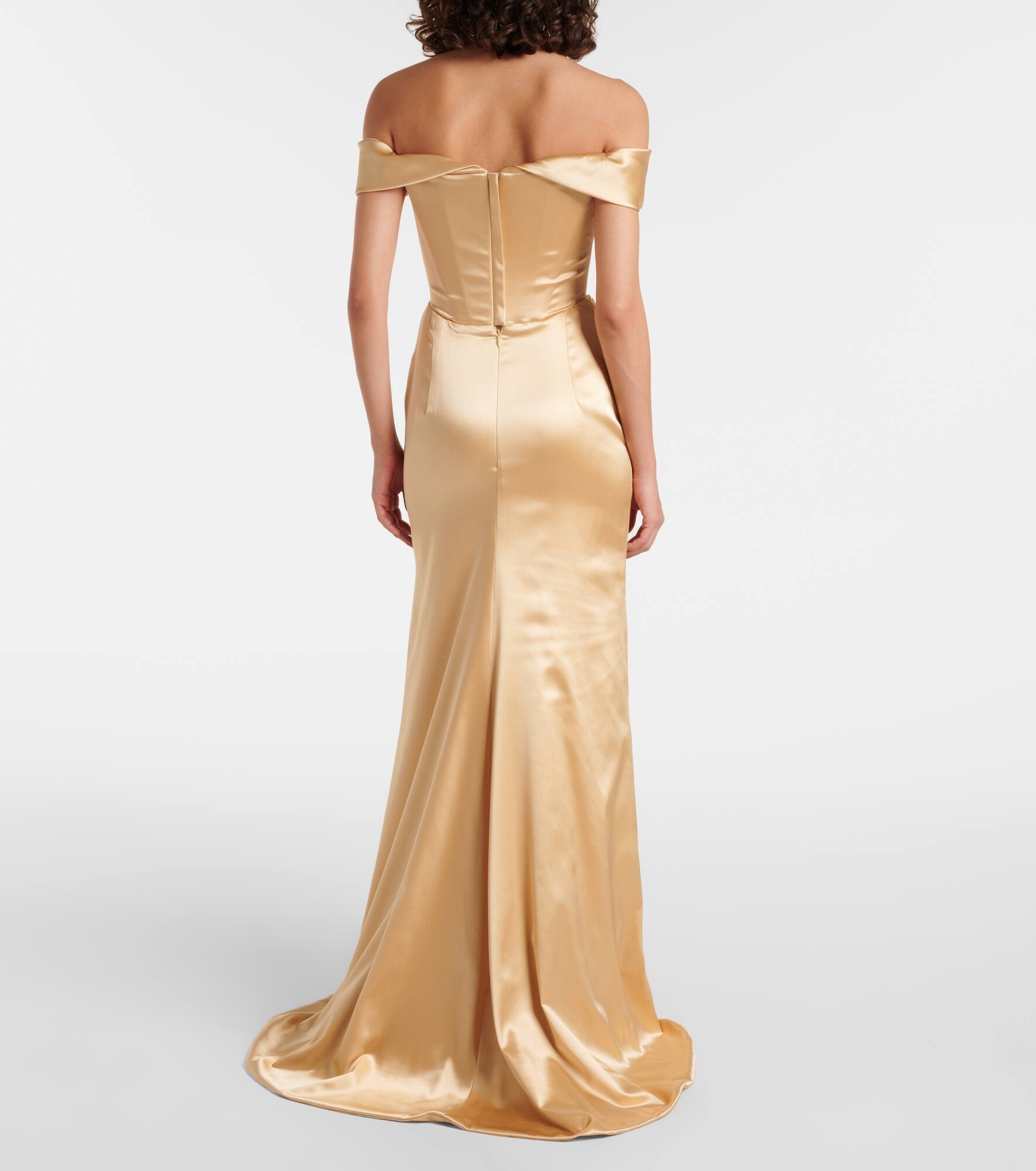 Nova Cora satin corset gown - 3