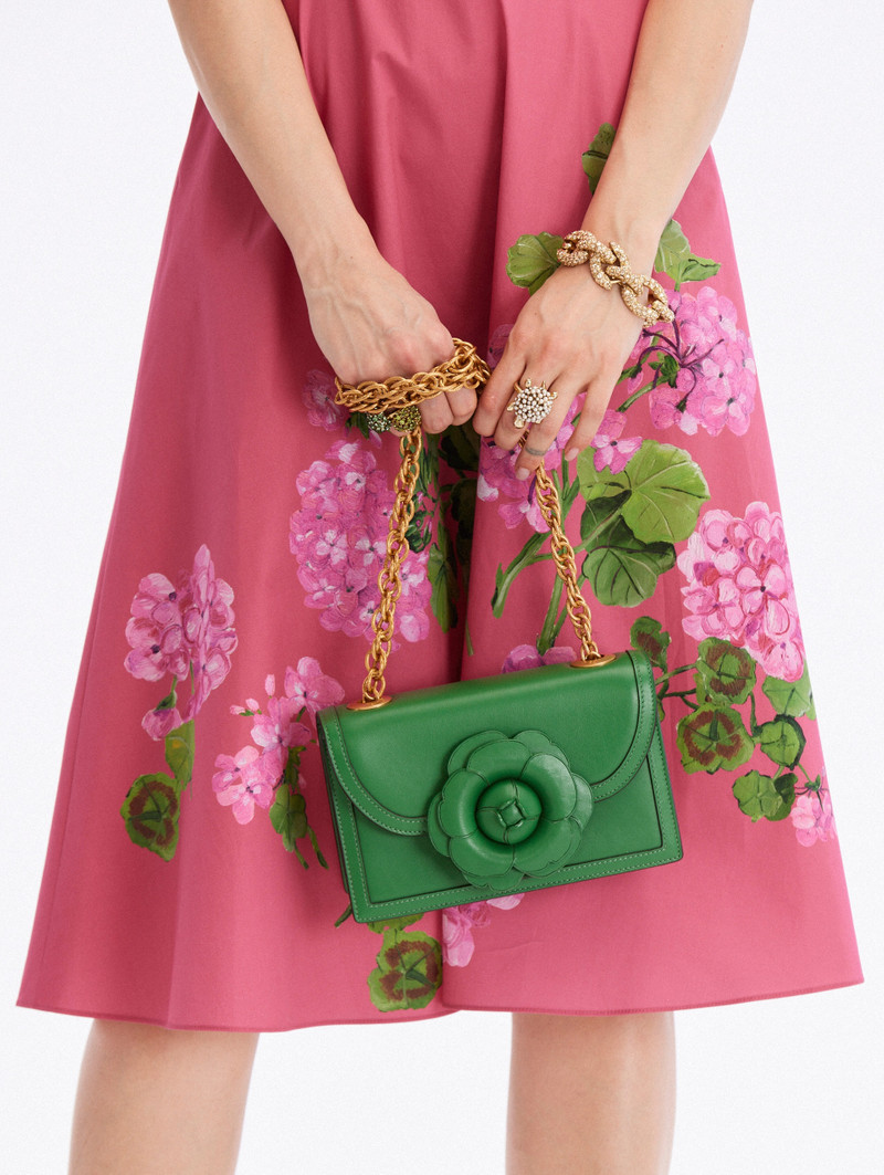 Oscar de la Renta GREEN TRO BAG outlook