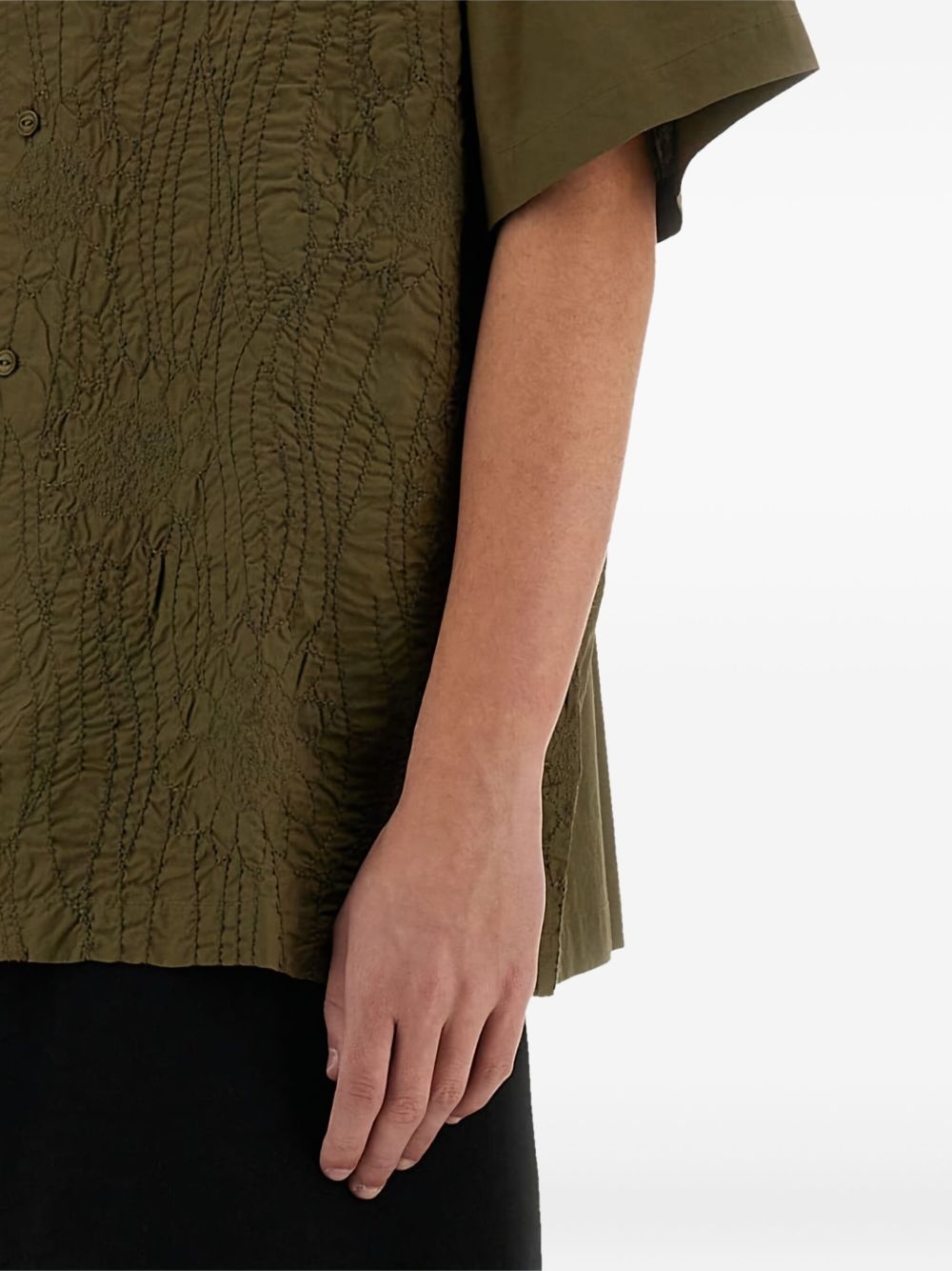 Ciders embroidered short-sleeves shirt - 4