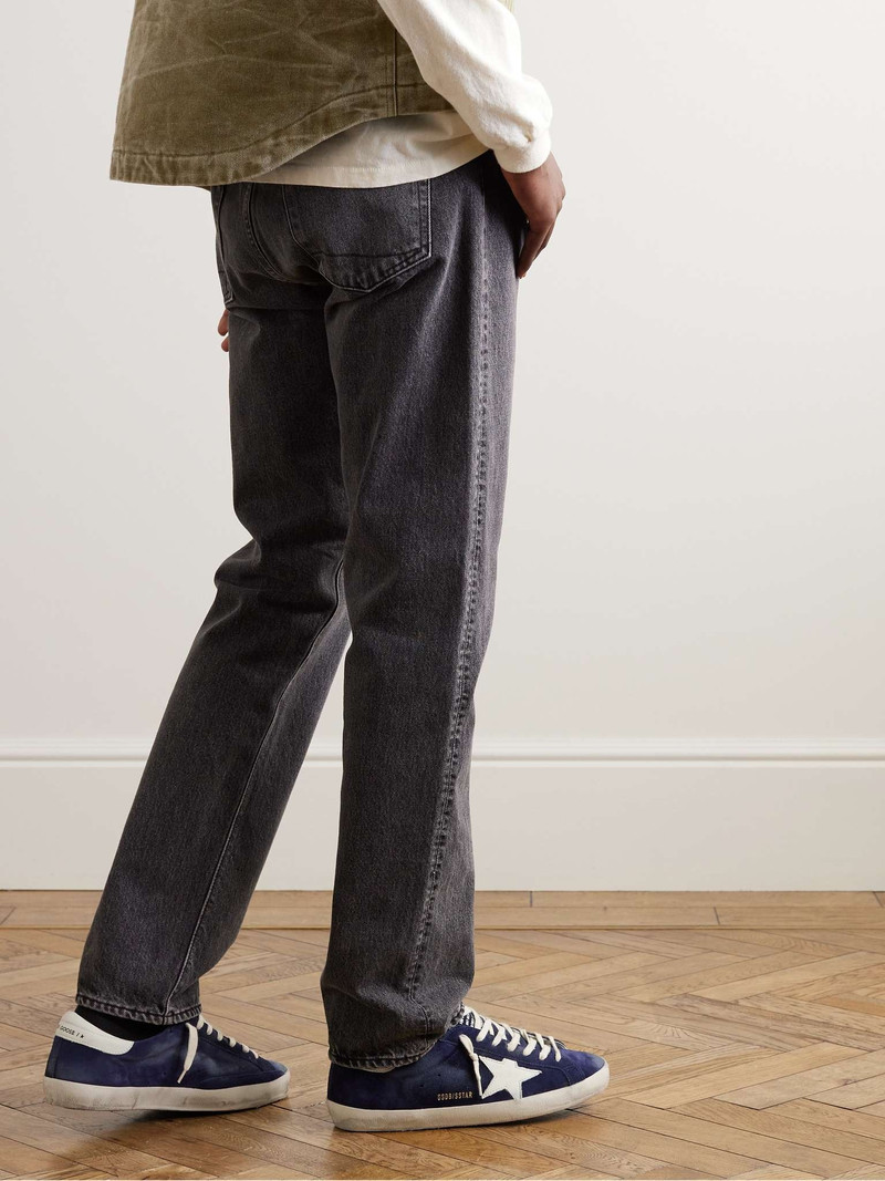 Golden Goose Super-Star Distressed Leather-Trimmed Suede Sneakers outlook