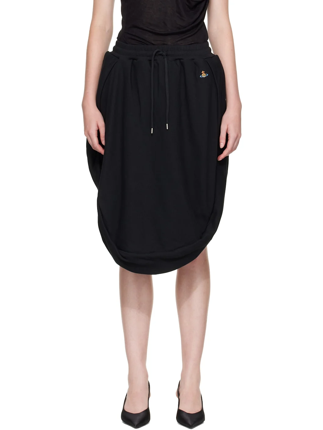 Black Zingara Midi Skirt - 1