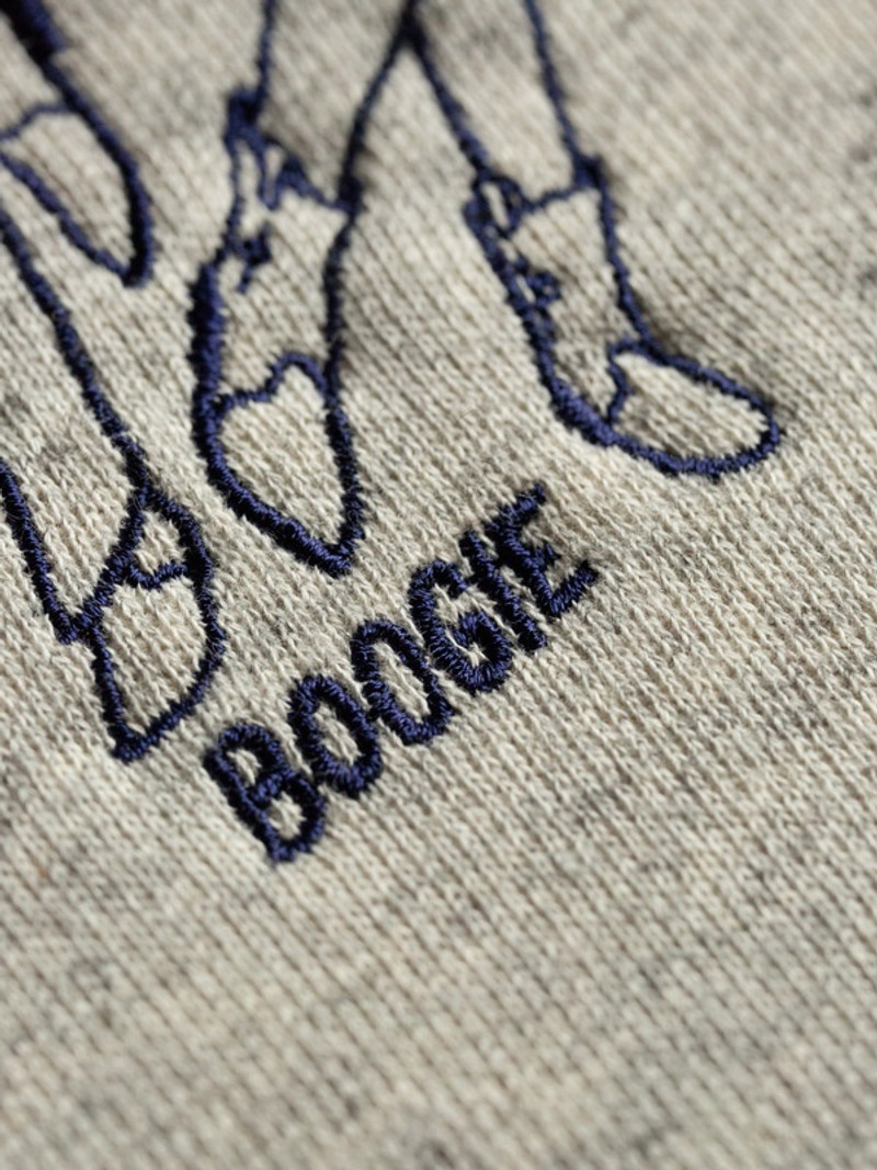 Lone Sweatshirt Cowgirl Boogie Greymelange 5