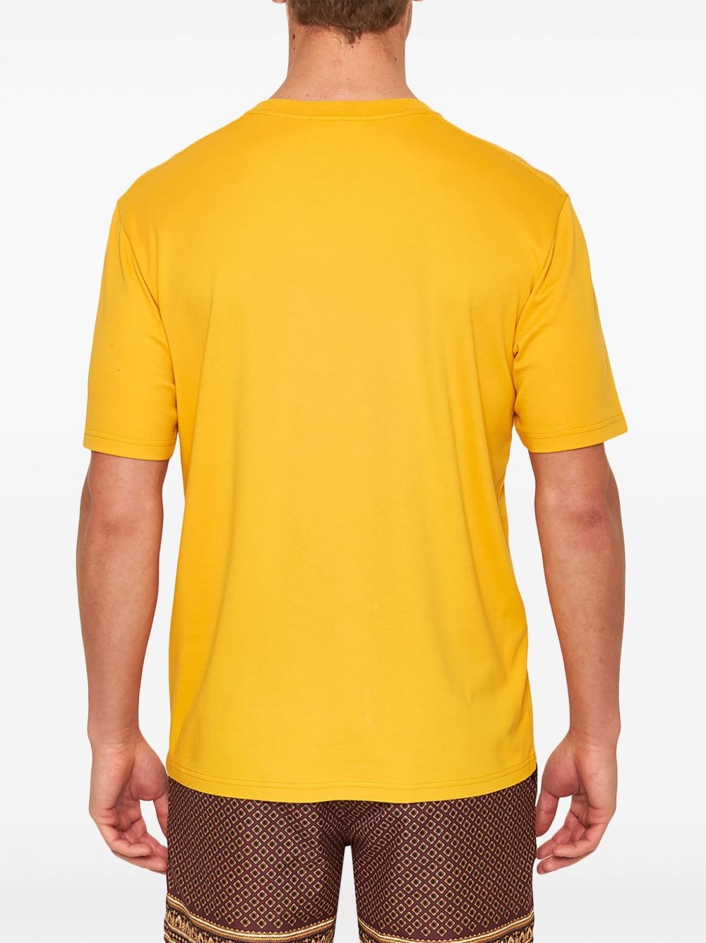 logo-embroidered T-shirt - 3