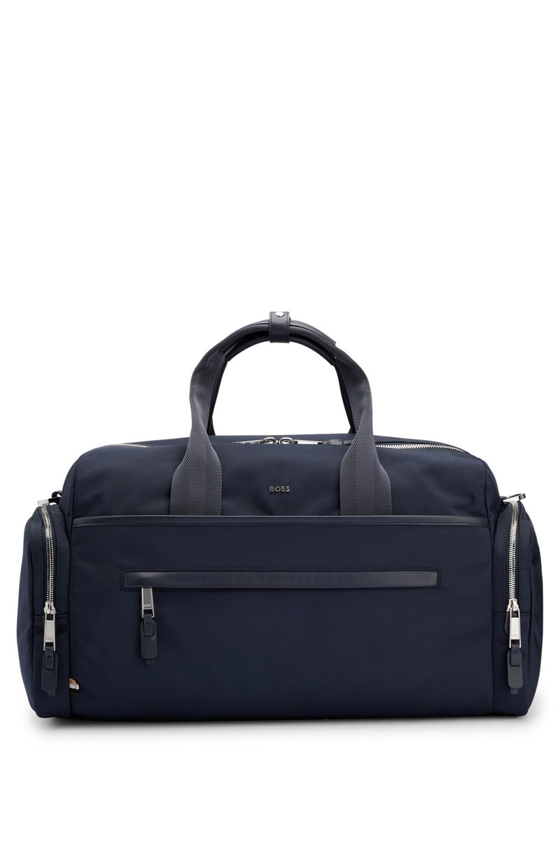 LOGO-TRIMMED HOLDALL IN STRUCTURED NYLON WITH SMART SLEEVE 1