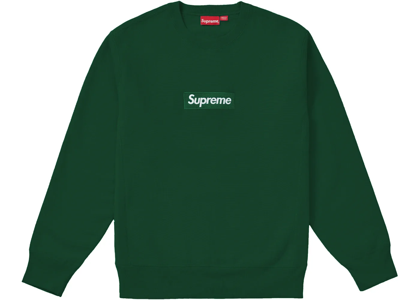 Supreme Box Logo Crewneck (FW18) Dark Green - 1