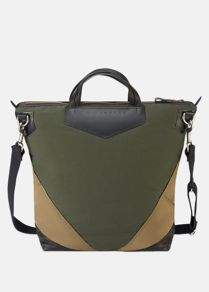 Unisex Gloverall x Minnessak Cross Body Bag Khaki - 1
