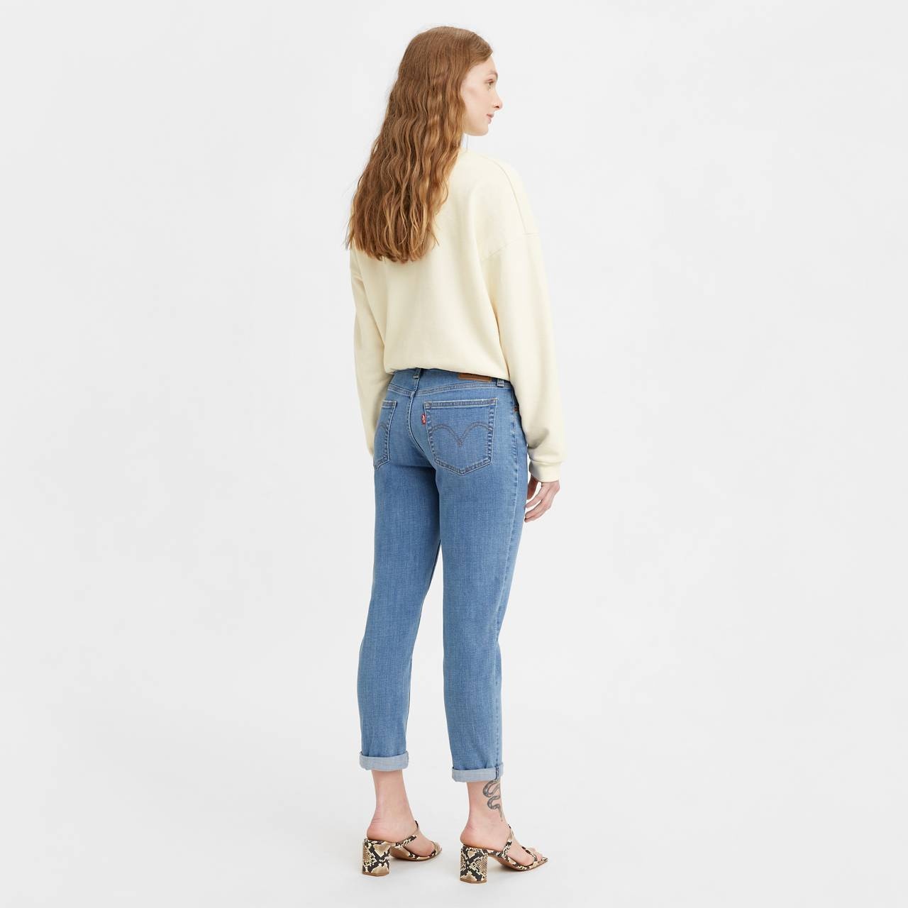 BOYFRIEND MID RISE WOMEN'S JEANS - 4