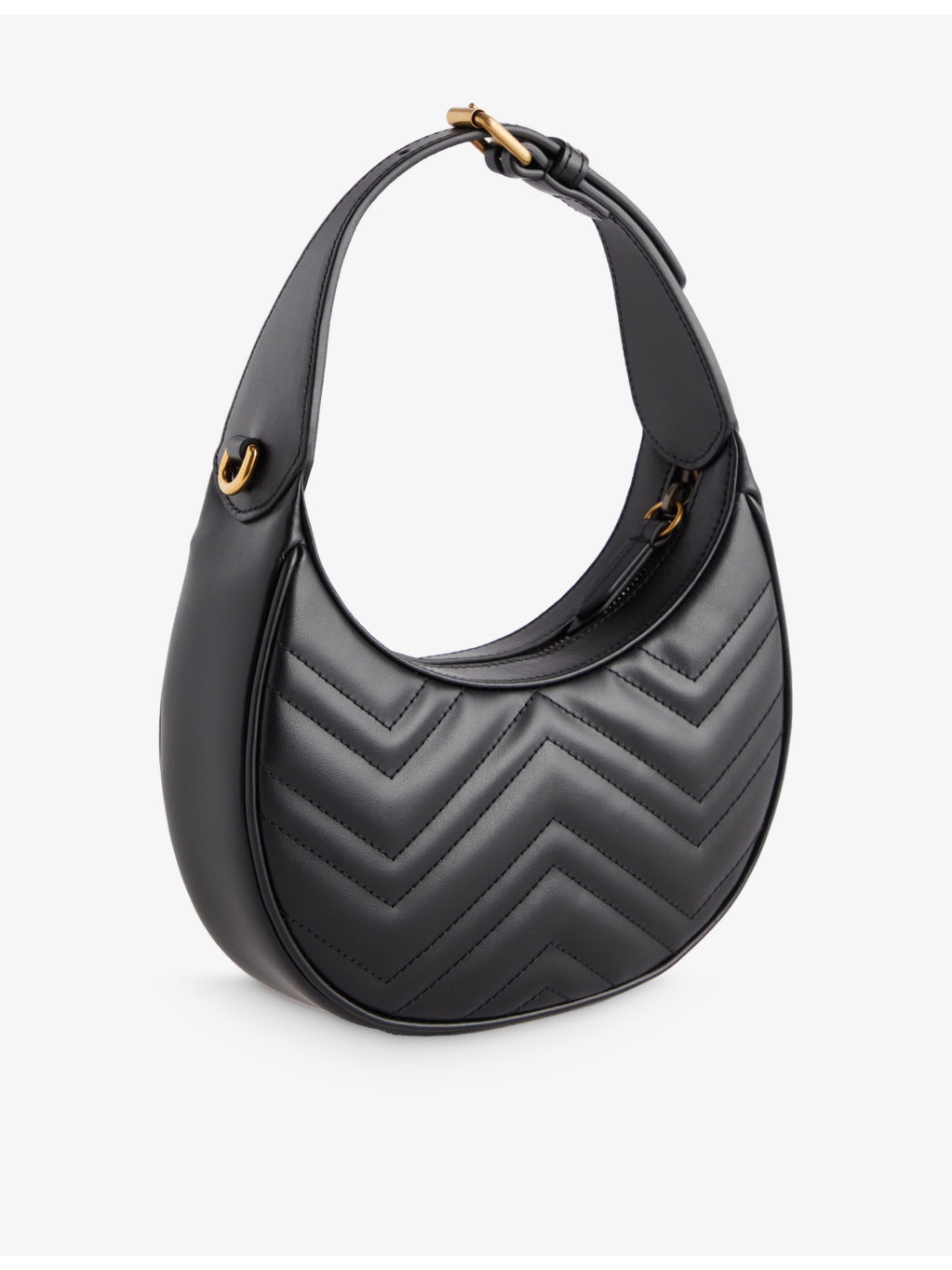 Half Moon Marmont mini leather shoulder bag - 4