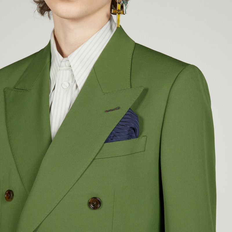 Interlocking G silk pocket square 3