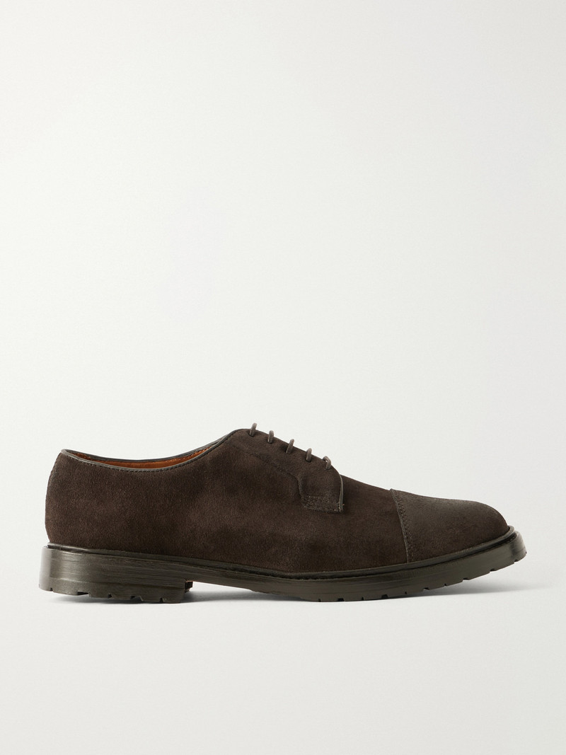 Jeffrey Waxed-Suede Derby Shoes 1