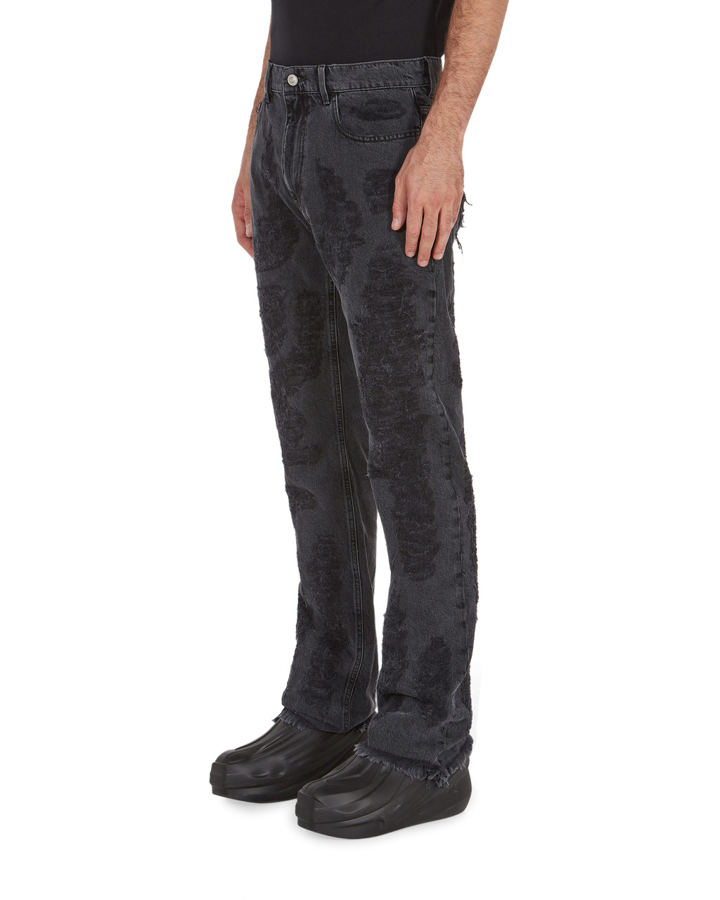 DESTROYED EMBROIDERY JEAN - 14