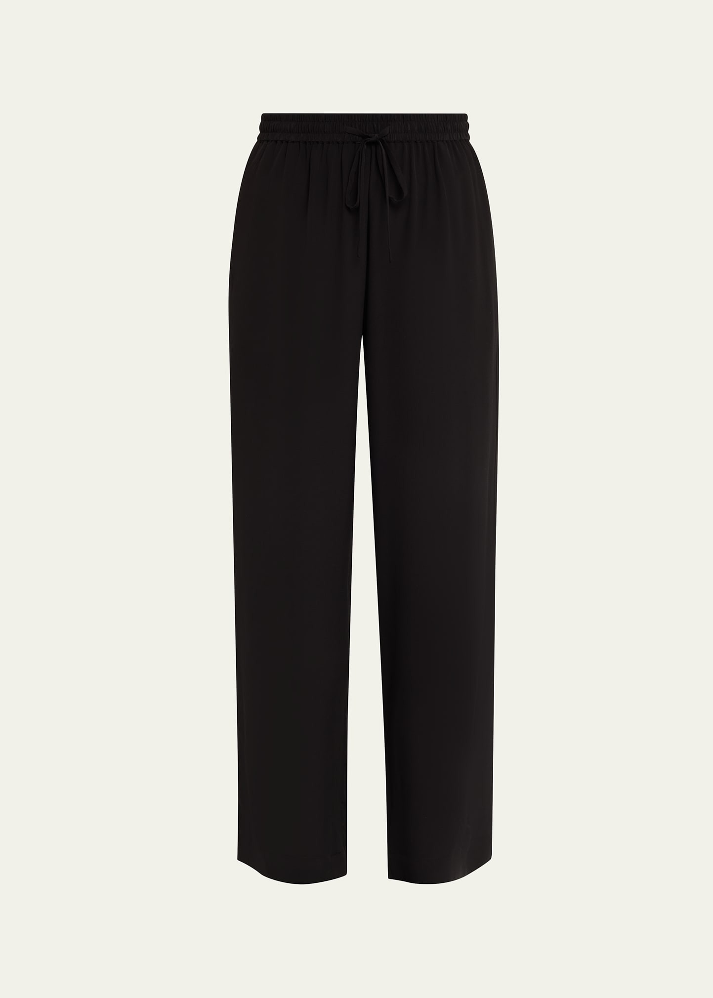 Silk Drawstring Trousers - 1