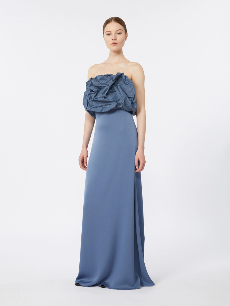 Max Mara OPEROSO Satin and taffeta bustier dress - AVIO outlook