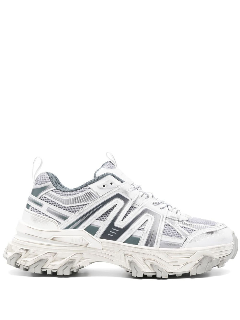 panelled sneakers 1
