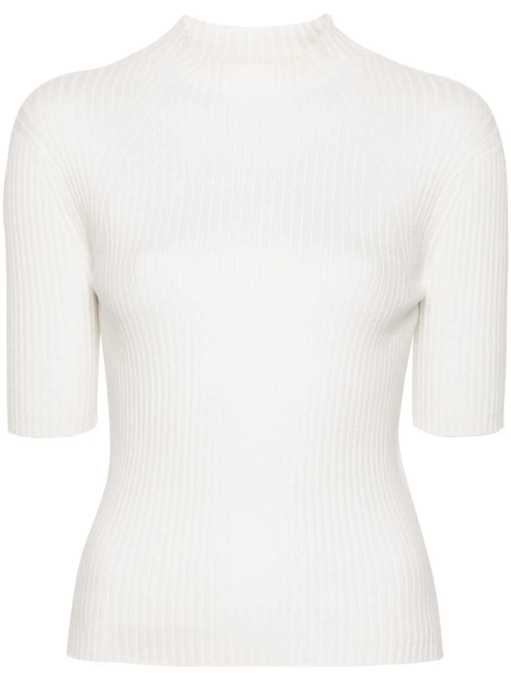 ribbed-knit top - 1