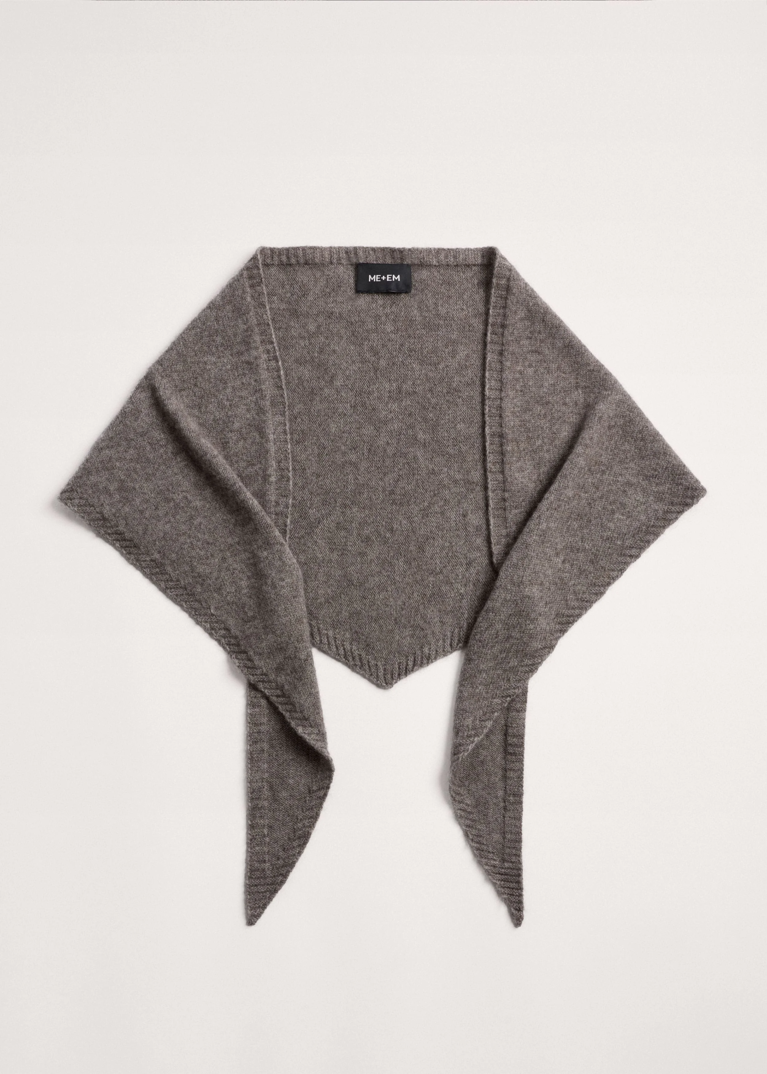 Triangle Knit Scarf - 1