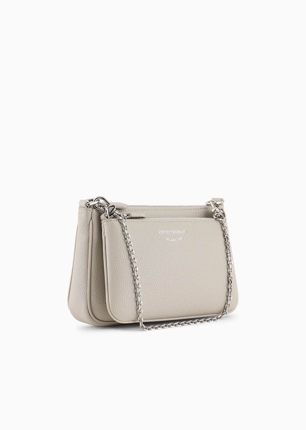 Deer-print double mini bag with shoulder strap - 3