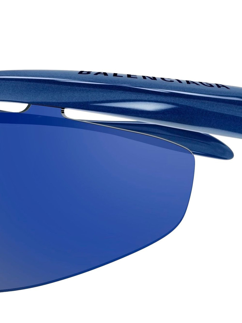 wrap-around oval-frame sunglasses 3