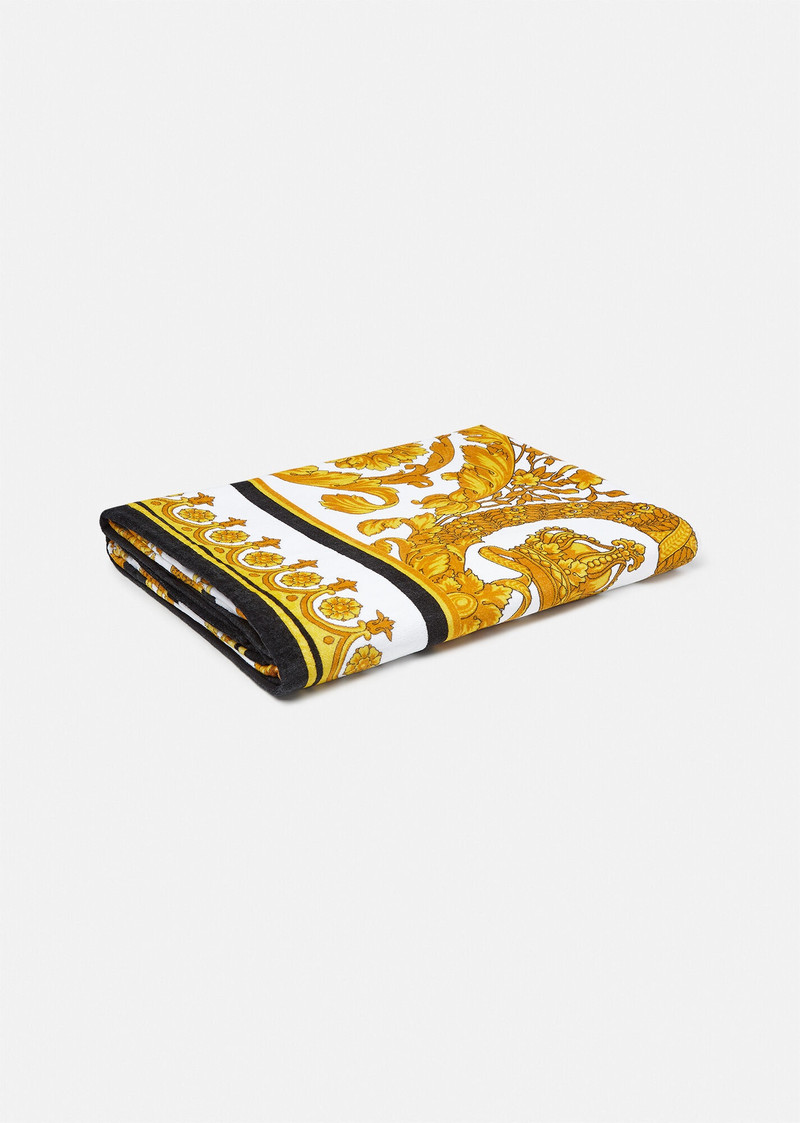 VERSACE Crete de Fleur Print Towel outlook