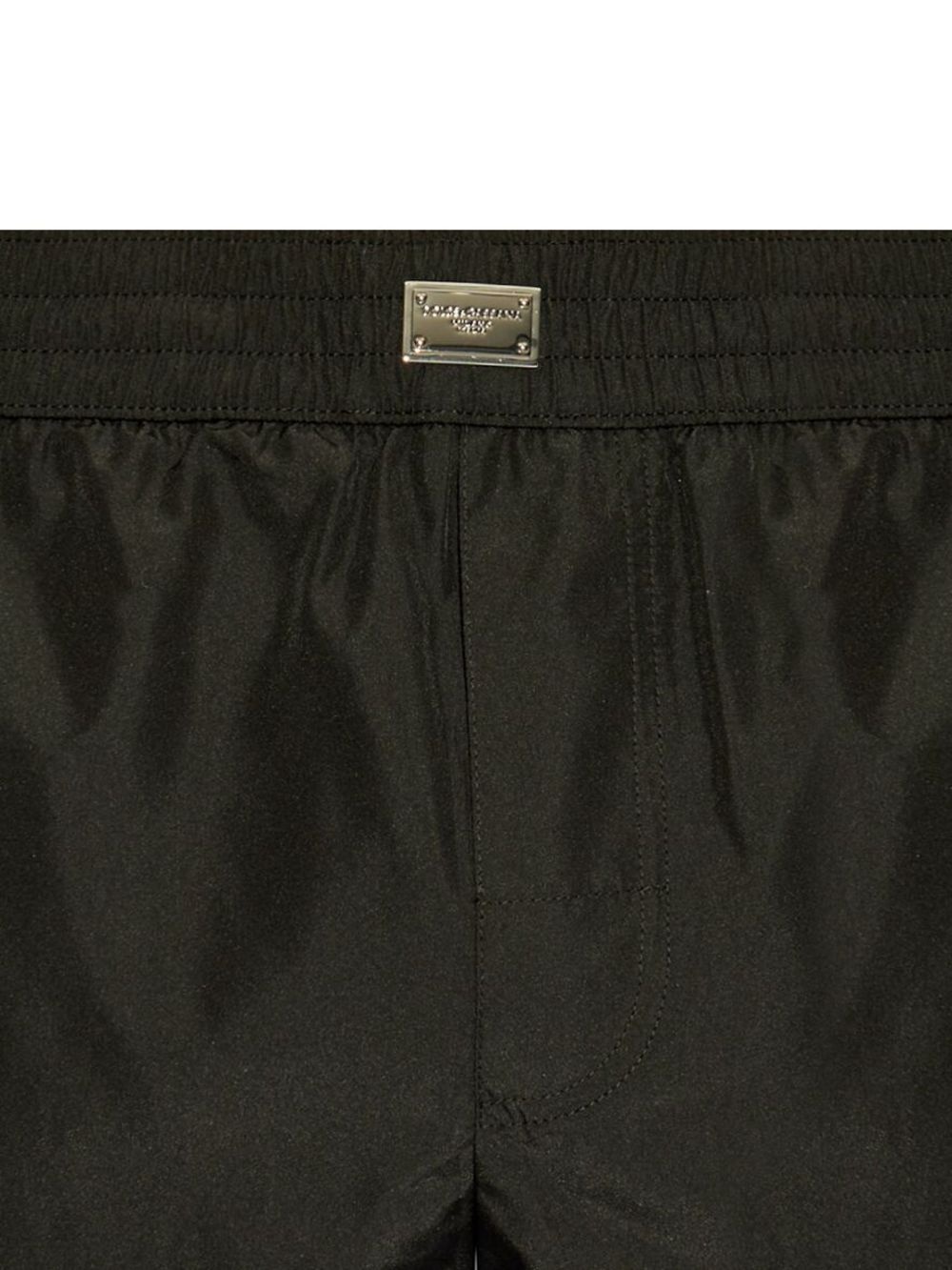 logo-plaque swim shorts - 2