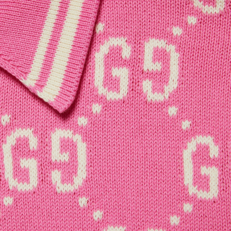 GG cotton intarsia polo 4