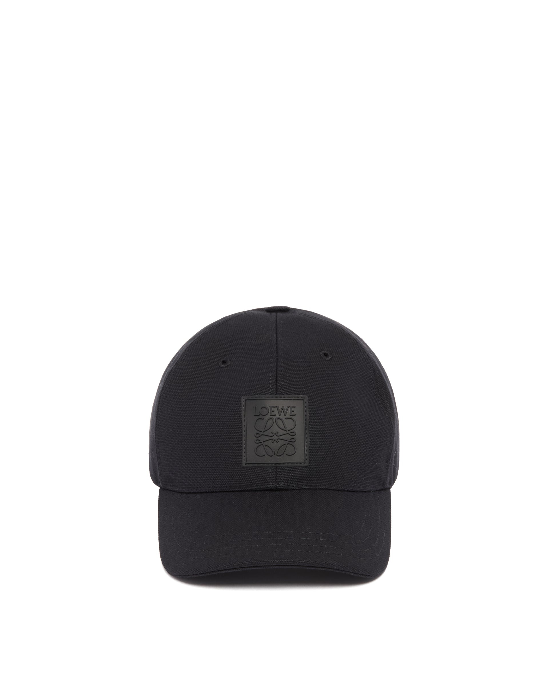 Black Logo Patch Cap - 1