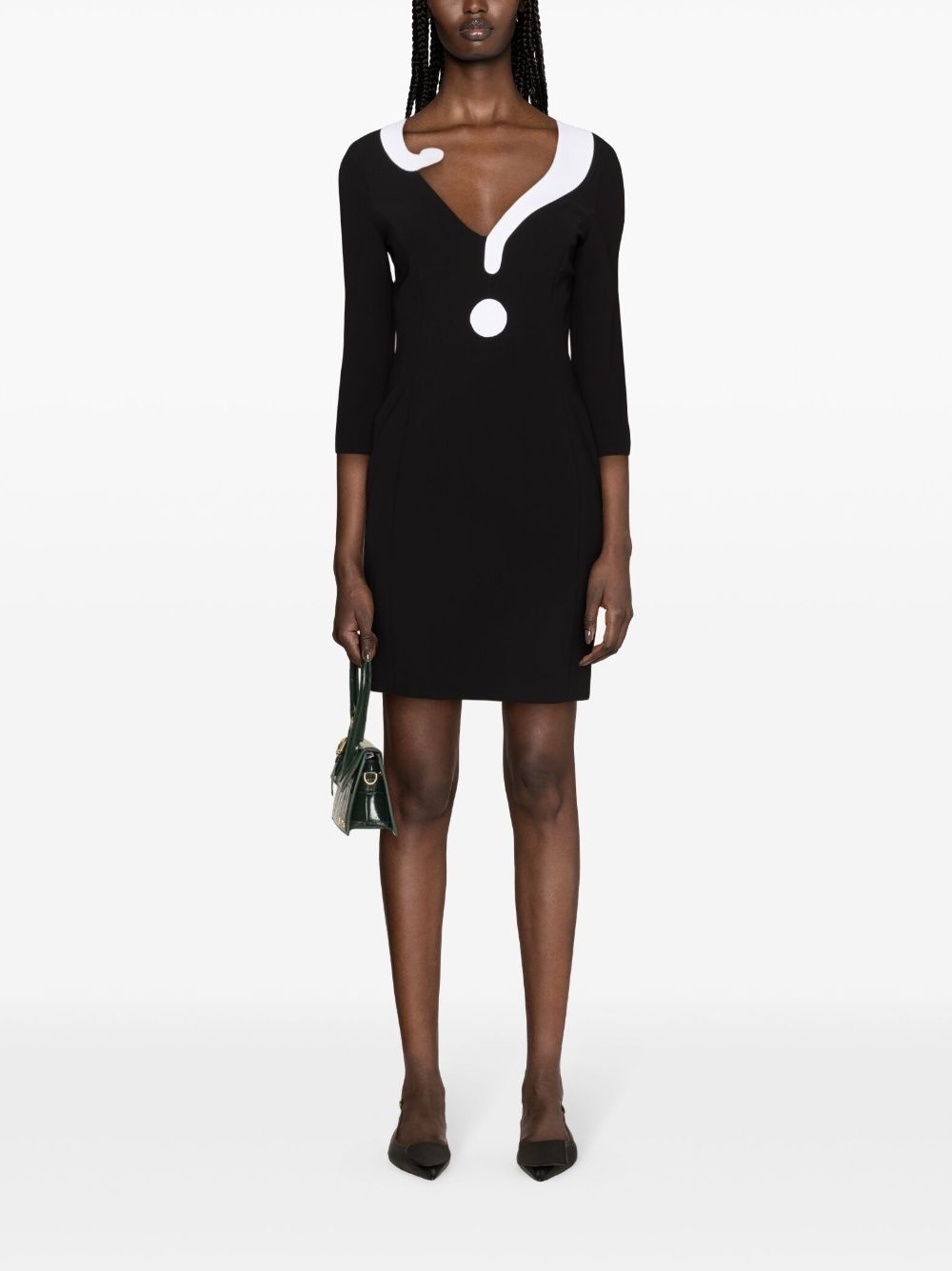 Moschino House Symbols !? twill minidress | farfetch