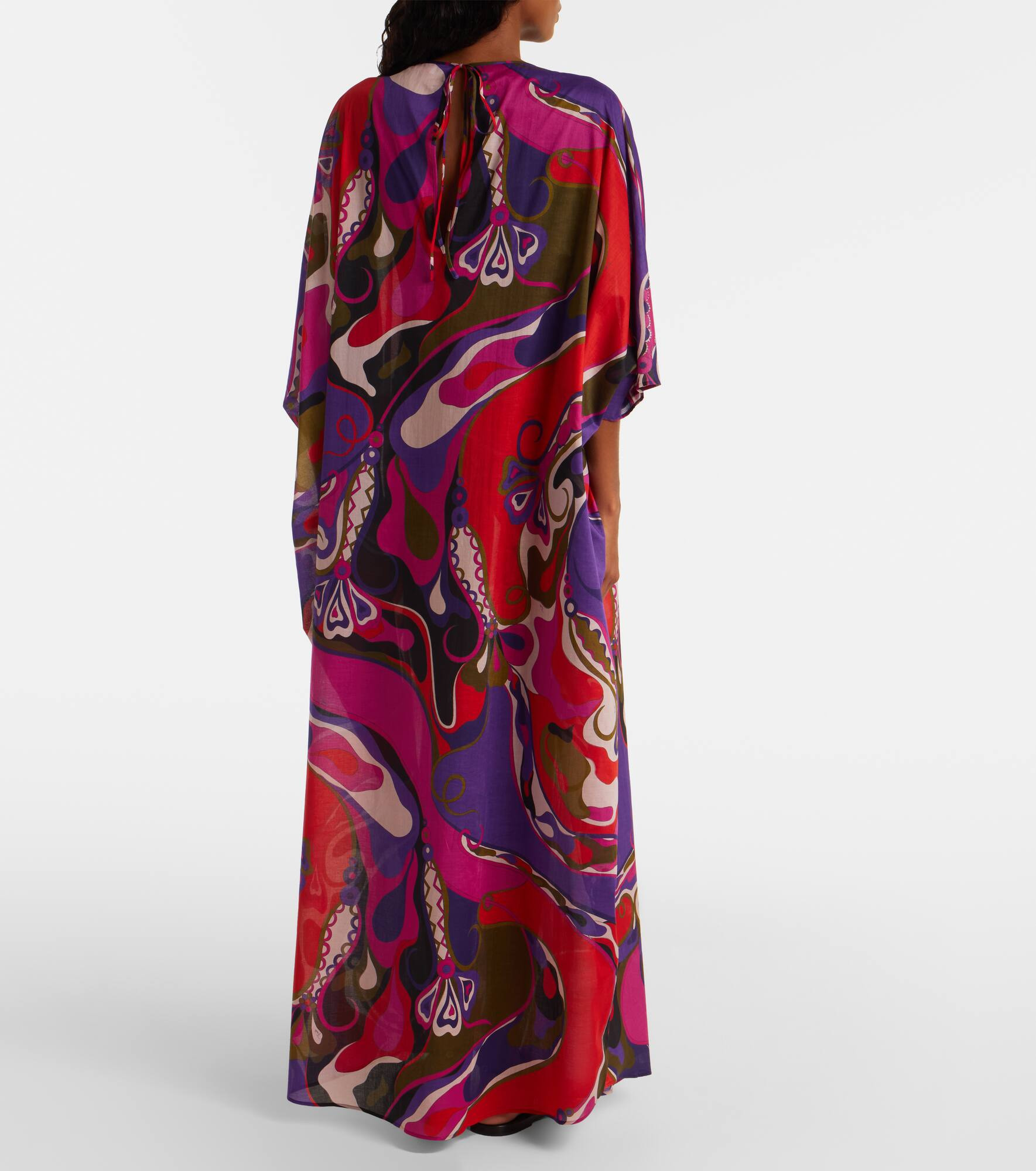 Orchidee cotton maxi dress - 3