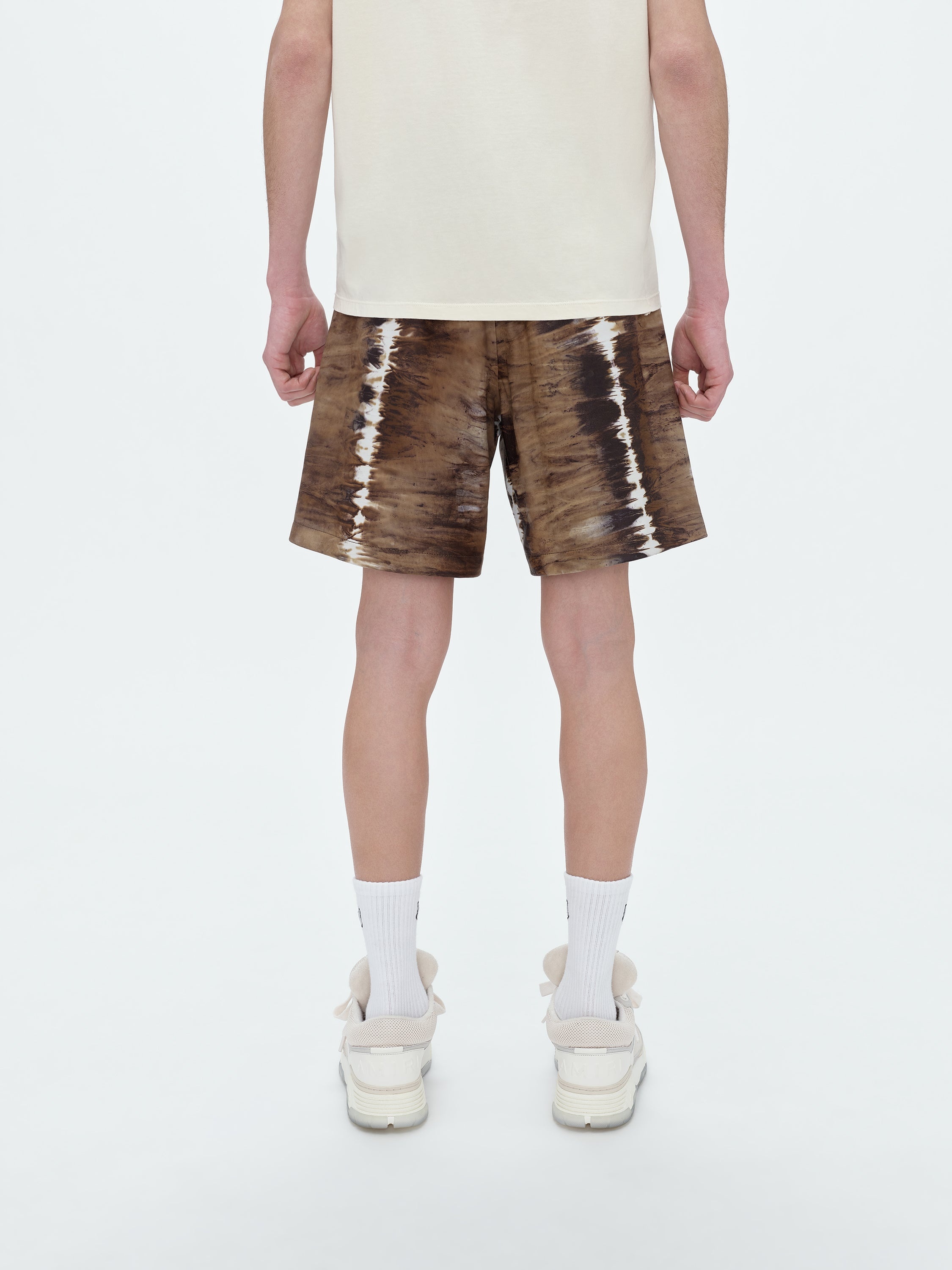 LEATHER TIE DYE SHORT - 5