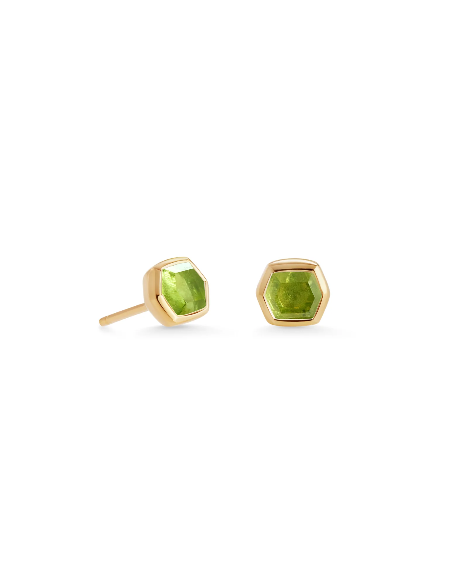 Davie 18k Gold Vermeil August Stud Earrings - 1