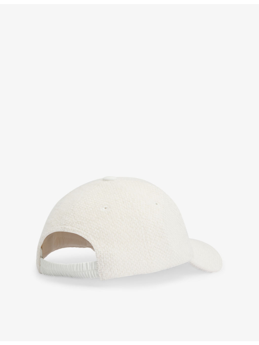 Logo-embroidered brushed-texture woven baseball cap - 3