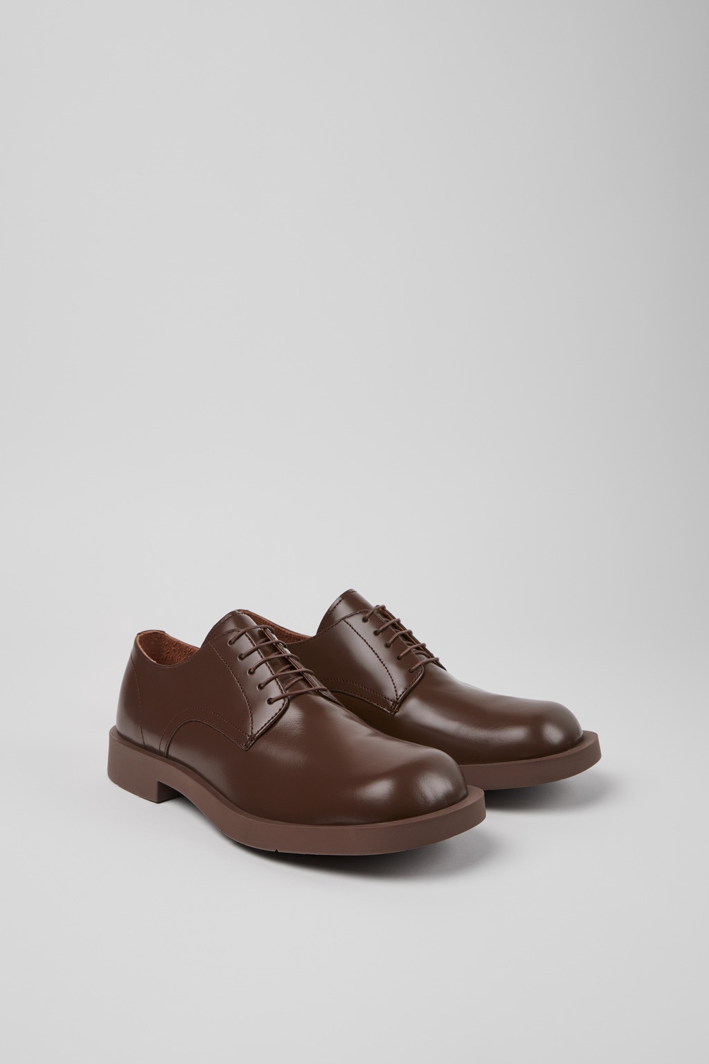 Brown Leather Shoes - 2