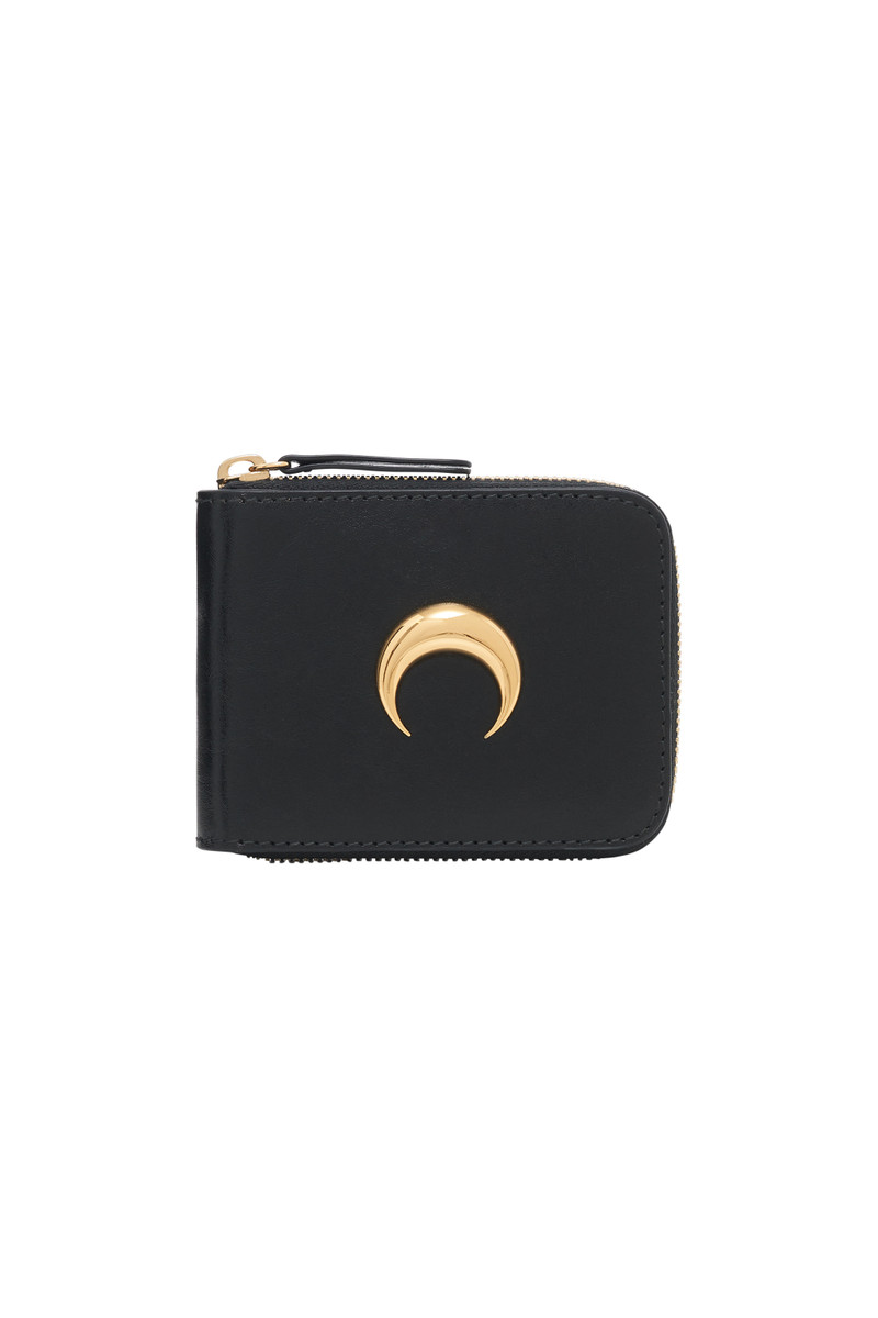 Vegetable Leather Moon Charm Wallet 1
