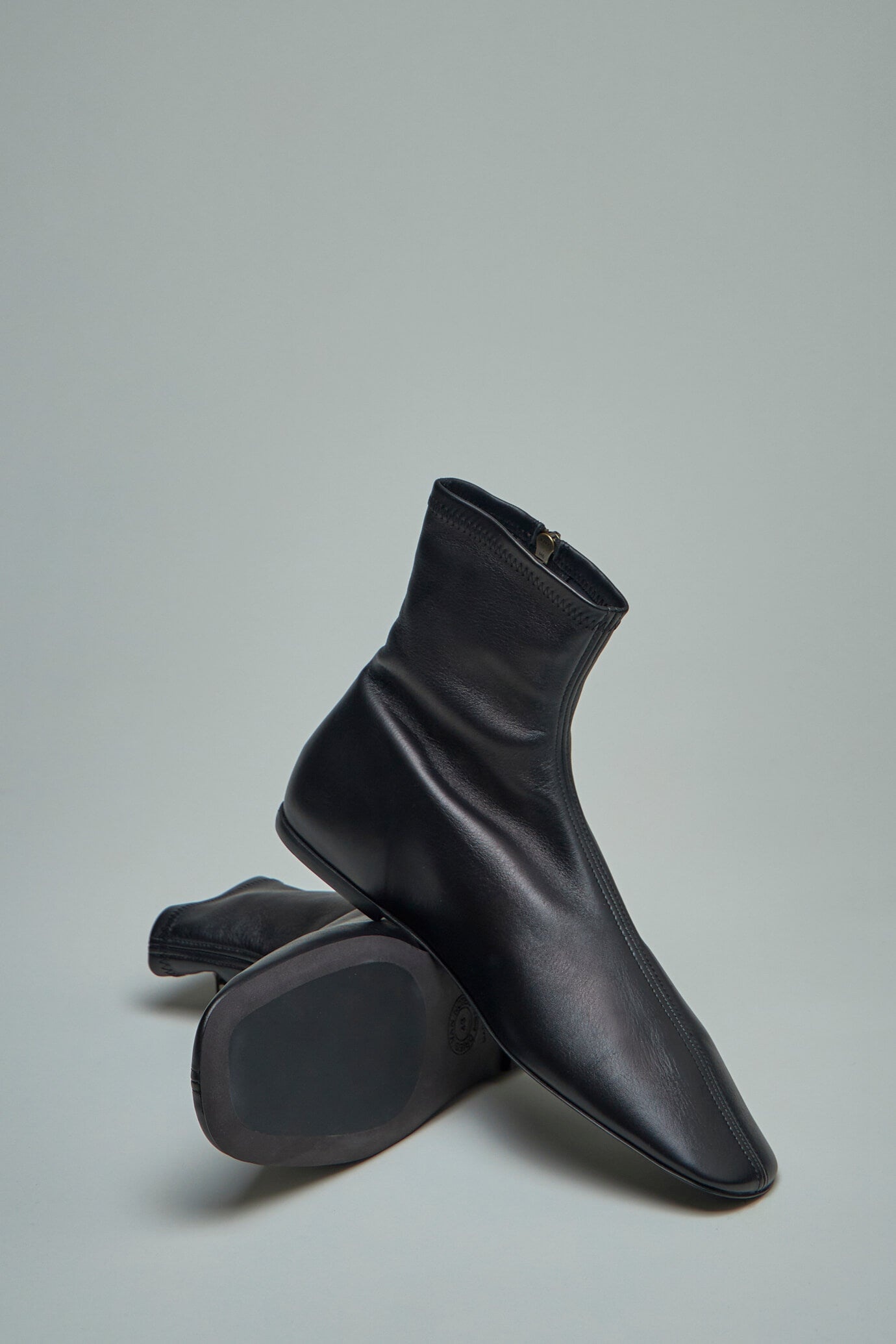 Leather Ankle Boots - 5