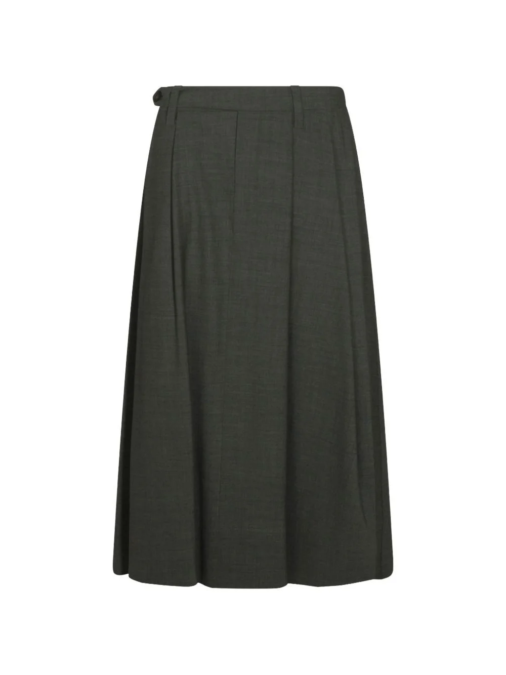Wool blend midi skirt - 1