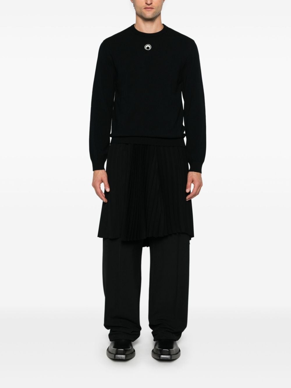 Crescent Moon embroidered sweater - 2