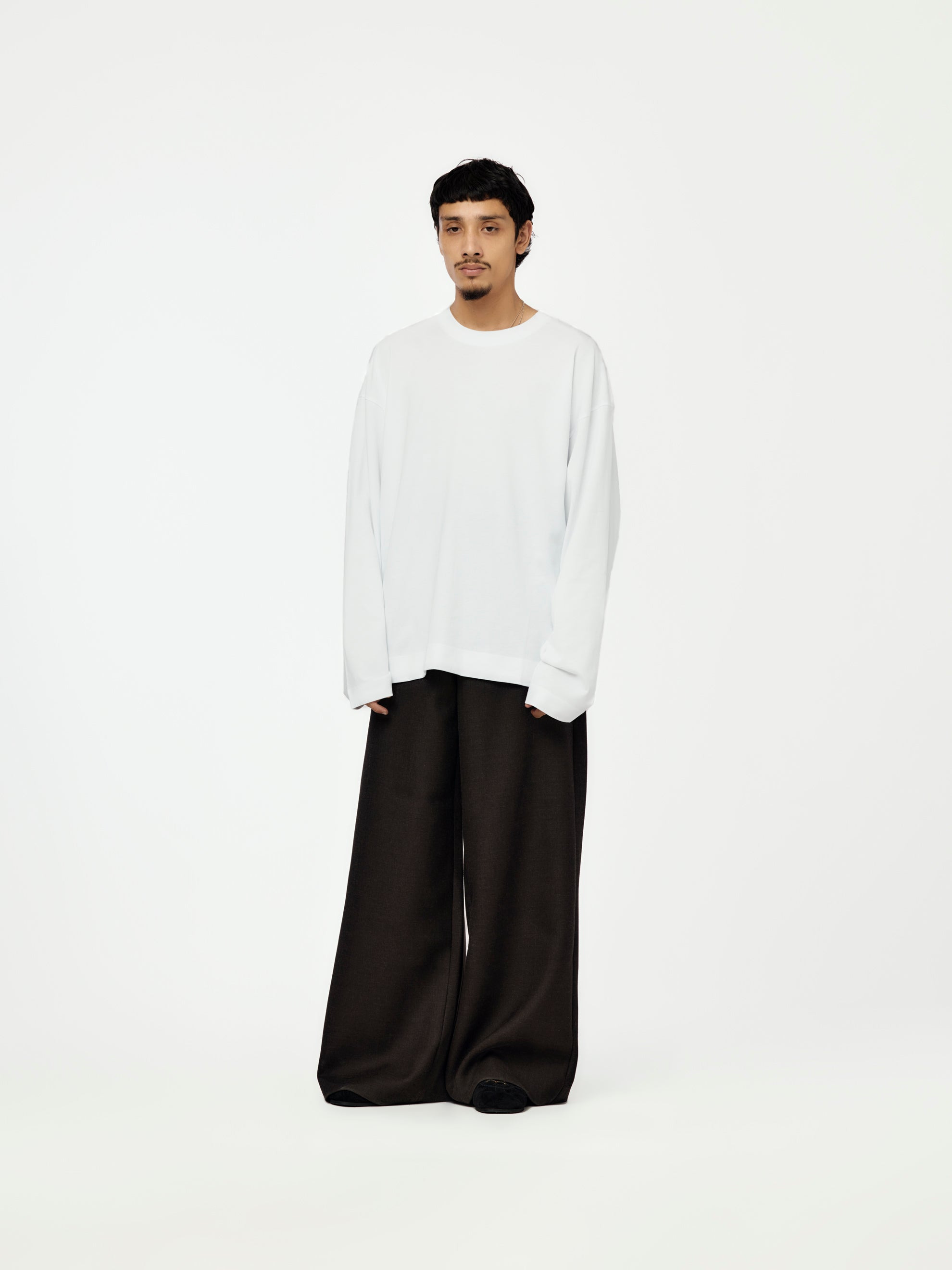 HEGLAND 2603 M.K. LS T-SHIRT (WHITE) - 4