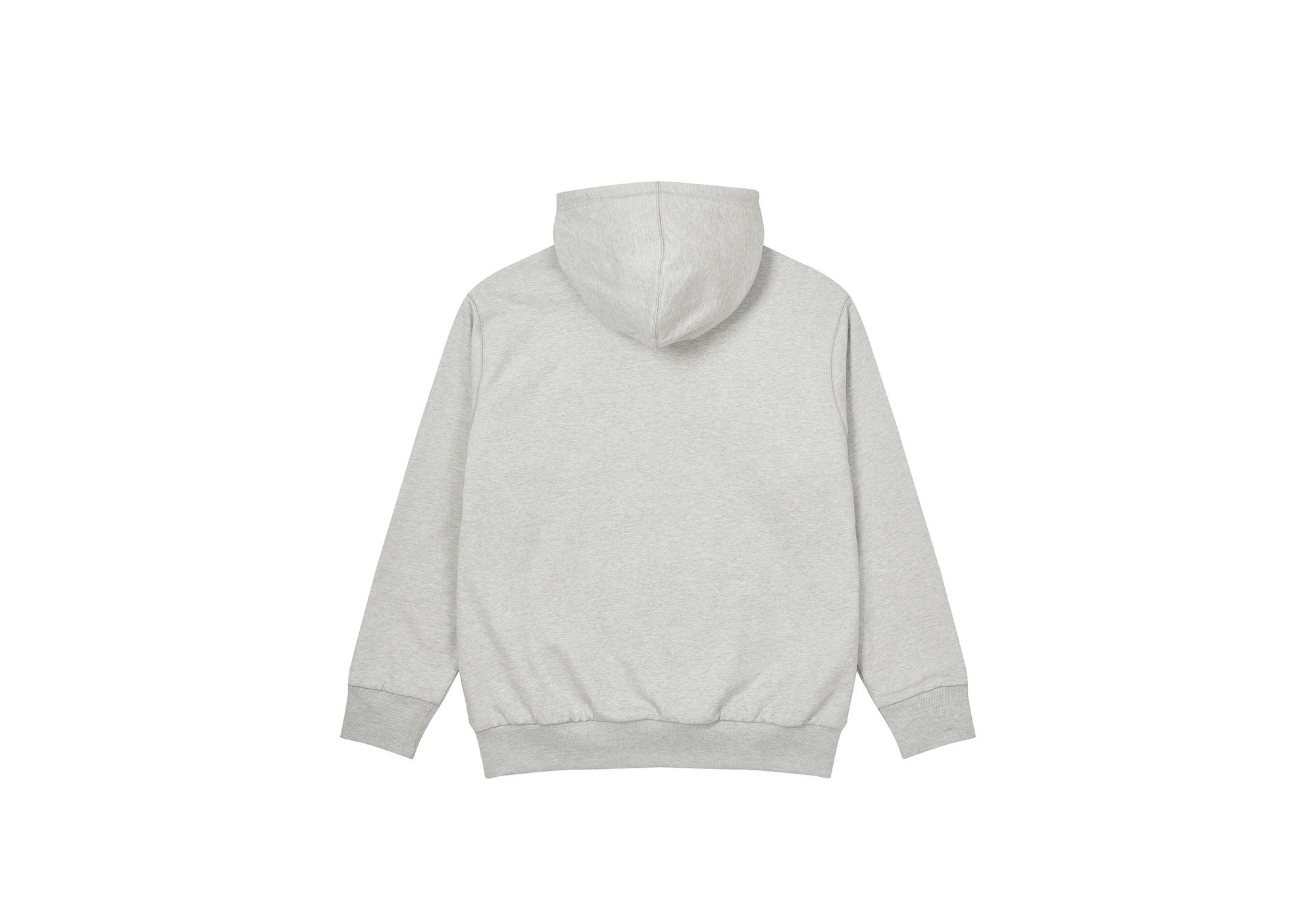 PATCH THERMAL ZIP HOOD GREY MARL - 2