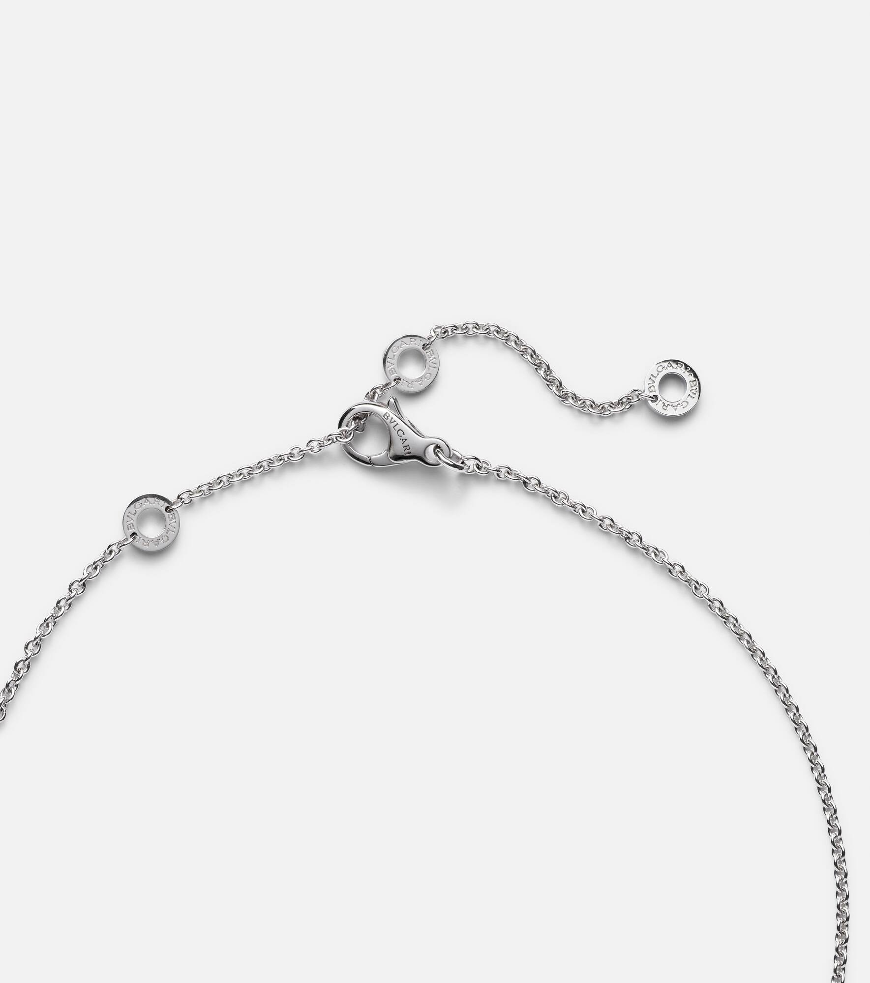 B.zero1 18kt white gold pendant necklace - 5